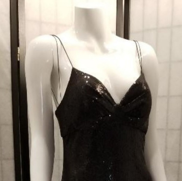 Aidan Mattox Black Sequin Dress - Picture 3 of 4